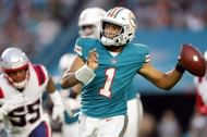 Tua Tagovailoa will be playing in the shadow of Tom Brady throughout the 2022 NFL season.